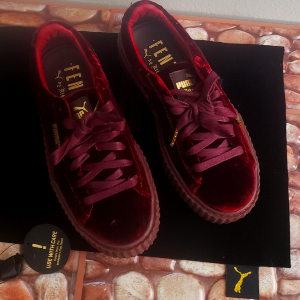 'Puma Creeper Velvet' By Rihanna Fenty Royal Purple Gem